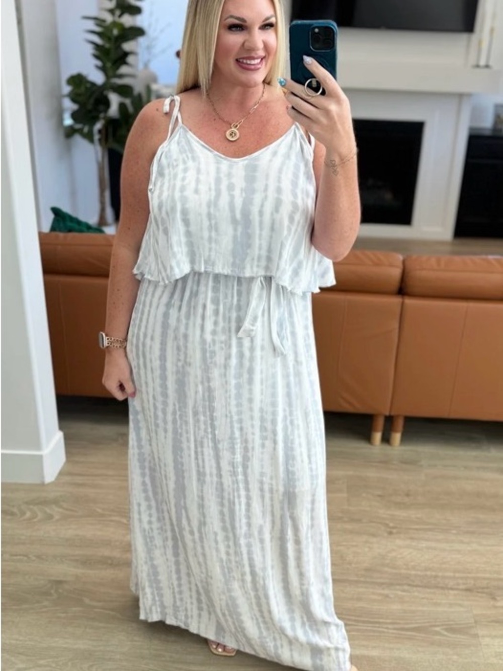 NWT Lovely Melody Maxi Dress - Beige - See All Photos for Actual Color